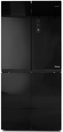 Многокамерный холодильник Centek CT-1756 NF Black Glass No frost, черный