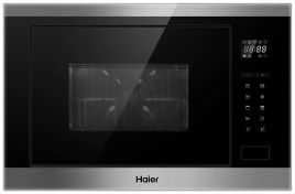 Встраиваемая микроволновая печь СВЧ Haier HMX-BTG259X 25л, черный