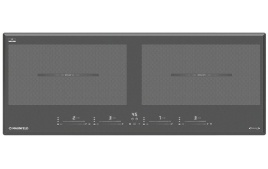 Электрическая варочная панель Maunfeld CVI904SFLDGR Inverter 90 см, 4 конфорки стеклокерамика, графит