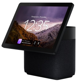 Умная колонка Яндекс Станция Дуо Макс с Алисой, черный, с Zigbee, 60Вт