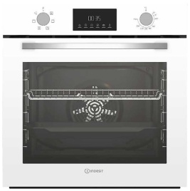 Электрический духовой шкаф Indesit IFE 3644 J WH 59 см, 72 л гриль конвекция, белый