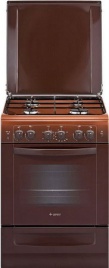 Комбинированная плита Gefest ПГЭ 6101-02 0001 60 см, 52 л, 4 конфорки, коричневый