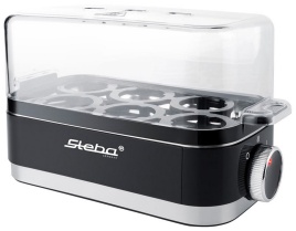 Яйцеварка Steba EK 7, мощность 435 Вт, регулятор с подсветкой, на 6 яиц