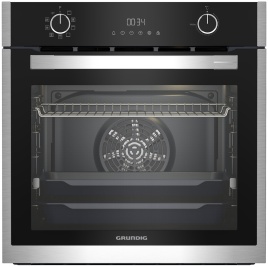 Электрический духовой шкаф Grundig GEBM19300BMP 59 см, 72 л, гриль и конвекция, черный