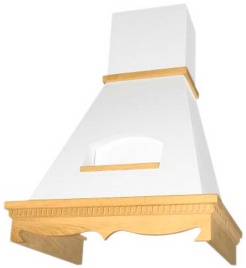 Вытяжка Elikor Бельведер 60П-650-П3Д КВ II М-650-60-318 бежевый/дуб неокрашенный