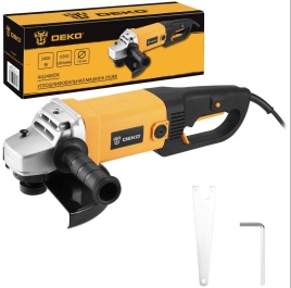 Угловая шлифовальная машина (болгарка) Deko AG2400DK, 230 мм, 2400 Вт (083-1030)