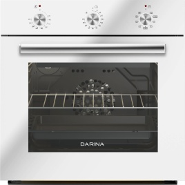 Электрический духовой шкаф Darina 1U BDE 111 707 W 59 см, 50 л гриль конвекция, белый