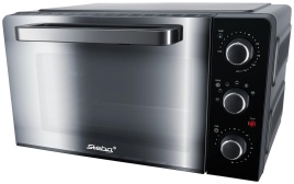 Мини печь Steba KB 224, 1500 Вт, таймер на 90 мин, объем 24 л, сталь