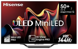 Телевизор Hisense 65U7NQ, 65 дюйма, 4K Ultra HD, смарт ТВ, VIDAA, серый