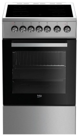 Электроплита Beko FSS57100GX 50 см, 60 л, 4 конфорки, серебристый