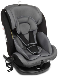 Автокресло Zlatek Cruiser Isofix Lux гр.0+/I/II/III, серый, черный (KRES3951)