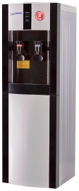 Кулер для воды Aqua Work 16LDR серебристо-черный эл.охл нажим кружкой 25860