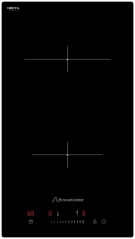 Электрическая варочная панель Schaub Lorenz SLK СY 30 S1 29 см, 2 конфорки стеклокерамика, черный