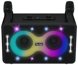 Портативная колонка с двумя микрофонами BukaTech Patty, черный