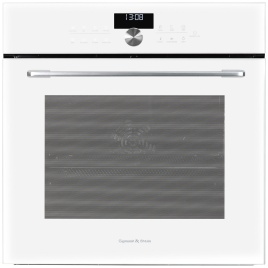 Электрический духовой шкаф Zigmund & Shtain E 168 W 59 см, 73 л гриль конвекция, белый