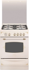 Газовая плита Gefest ПГ 6100-03 0279 60 см, 52 л, 4 конфорки, слоновая кость