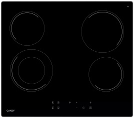 Электрическая варочная панель Candy CHXC64DAB 58 см, 4 конфорки стеклокерамика, черный