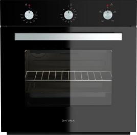 Электрический духовой шкаф Darina 1U BDE111 701 At 59 см, 50 л гриль, антрацит