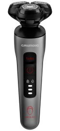Электробритва Grundig MS 8130, роторная, LCD дисплей, влажное/сухое бритье