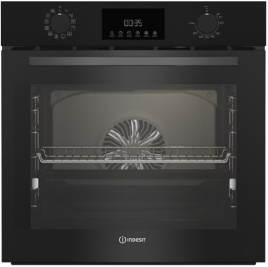 Электрический духовой шкаф Indesit IBFTE 3841 BL, 72 л, 12 режимов, черный