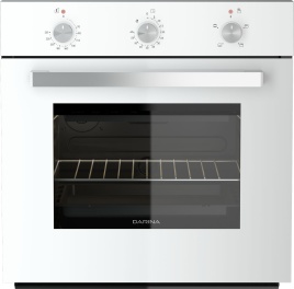 Электрический духовой шкаф Darina 1U BDE111 701 W 59 см, 50 л гриль конвекция, белый