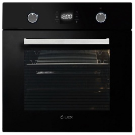 Электрический духовой шкаф LEX EDP 094 BL 59 см, 60 л, гриль и конвекция, черный