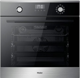 Электрический духовой шкаф Haier HOX-P11CGBX 59 см, 67 л, гриль и конвекция, черный