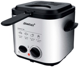 Фритюрница-фондю Steba DF 150 F, цифровой дисплей, нержавеющая сталь