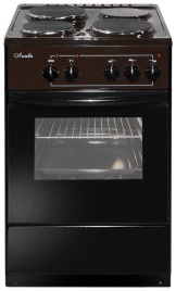 Электроплита Лысьва ЭП 301 СТ 50 см, 3 конфорки, черный