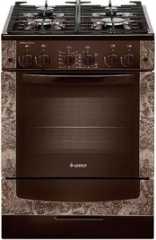 Газовая плита Gefest ПГ 6500-02 0114 60 см, 52 л, 4 конфорки, коричневый