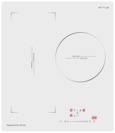 Электрическая варочная панель Zigmund & Shtain CI 49.4 W 45 см, 3 конфорки стеклокерамика, белый
