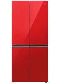 Многокамерный холодильник Centek CT-1745 NF Red Glass No frost, красный