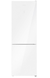 Двухкамерный холодильник Maunfeld MFF185NFW No frost, белый
