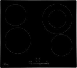 Электрическая варочная панель Zugel ZEH602B, черная