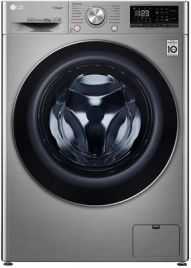 Стиральная машина с сушкой LG F4V5VG2S 9 кг, серый металлик