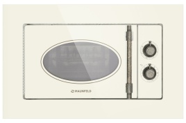 Встраиваемая микроволновая печь СВЧ Maunfeld Встраиваемая микроволновая печь СВЧ Maunfeld JBMO.20.5GRIB 20л, бежевый