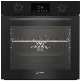 Электрический духовой шкаф Indesit IBFTE 3844 J BL 59 см, 72 л, гриль и конвекция, черный