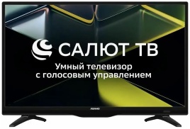 Телевизор Asano 24LF5010T, 24  дюйма, Full HD, смарт ТВ, Салют ТВ, черный