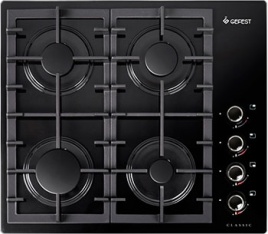 Газовая варочная панель Gefest СГ СВН 2230 С3 60 см, 4 конфорки электроподжиг газконтроль, черный
