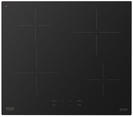 Электрическая варочная панель De’Longhi PIN 62 RUS 60 см, 4 конфорки стеклокерамика, черный