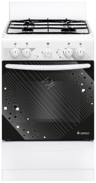 Газовая плита Gefest 5100 0017 50 см, 52 л, 4 конфорки, белый