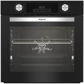 Электрический духовой шкаф Hotpoint HFE8 921 H BL 59 см, 72 л, гриль и конвекция, черный