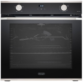 Газовый духовой шкаф De’Longhi NSFG 11 XL RUS 59 см, 72 л гриль конвекция, черное стекло