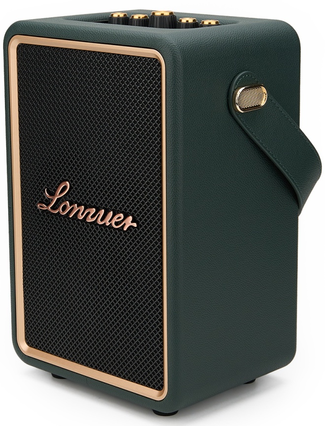 Портативная колонка с двумя микрофонами Lonzuer Running зеленый фото 2