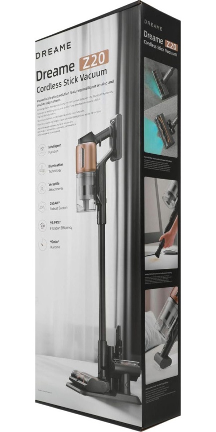Пылесос вертикальный Dreame Z20 EU, мощность 715 Вт, аккумулятор 2850 мАч фото 19