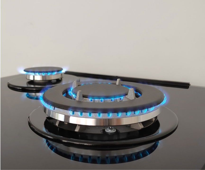 Газовая варочная панель Candy CHXG53CWB 45 см, 3 конфорки электроподжиг газконтроль, черный фото 7