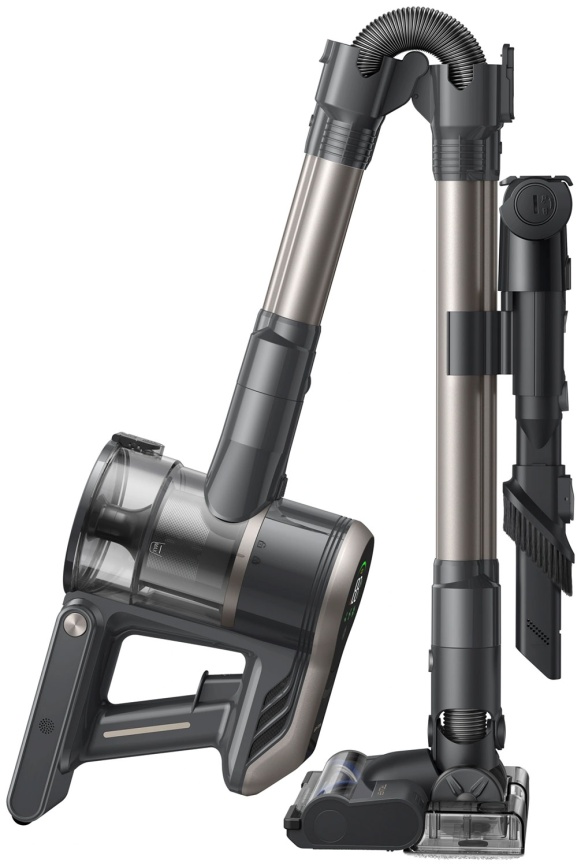 Пылесос вертикальный Trouver J40, 460Вт, серый/золотистый фото 6