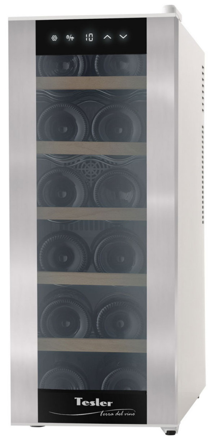 Винный шкаф Tesler WCV-125 SILVER фото 1