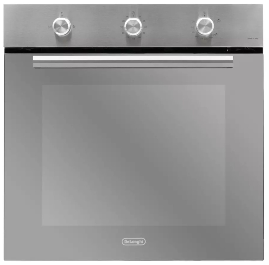 Газовый духовой шкаф De’Longhi FG 6 XL RUS 59 см, 72 л гриль, серебристый фото 1