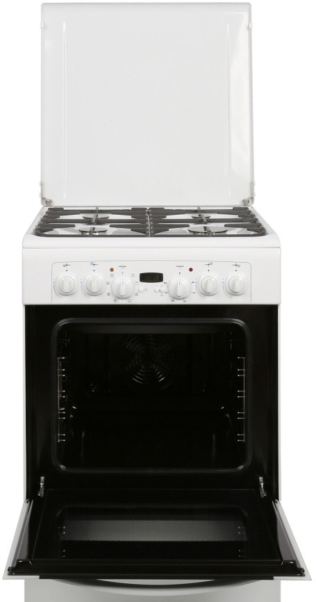 Комбинированная плита Gefest Брест 6102-03 60 см, 4 конфорки, белый фото 3